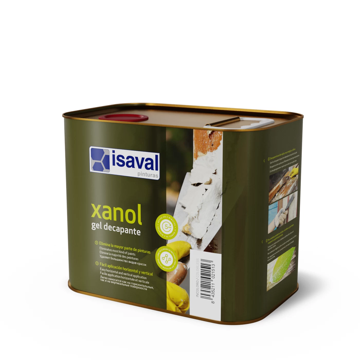 Xanol-Stripping-gel-102120 Xanol gel za skidanje farbe 0,75lit - Slika 1
