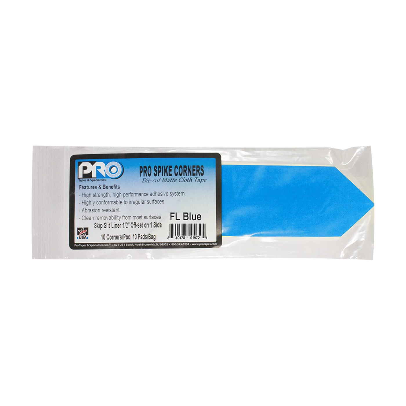 PRO® Spike uglovi fluo plava