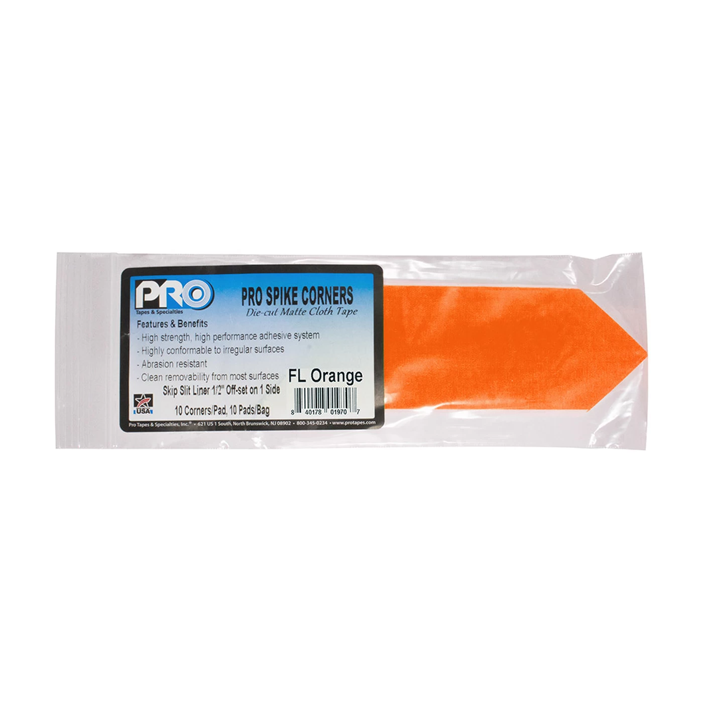 PRO® Spike uglovi fluo oranž